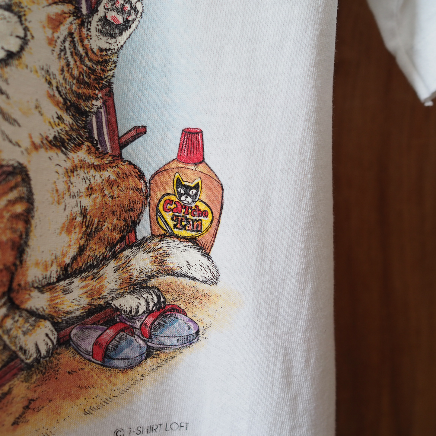 Chill at Beach Tee / Prints of Tails / 90s / Made in USA