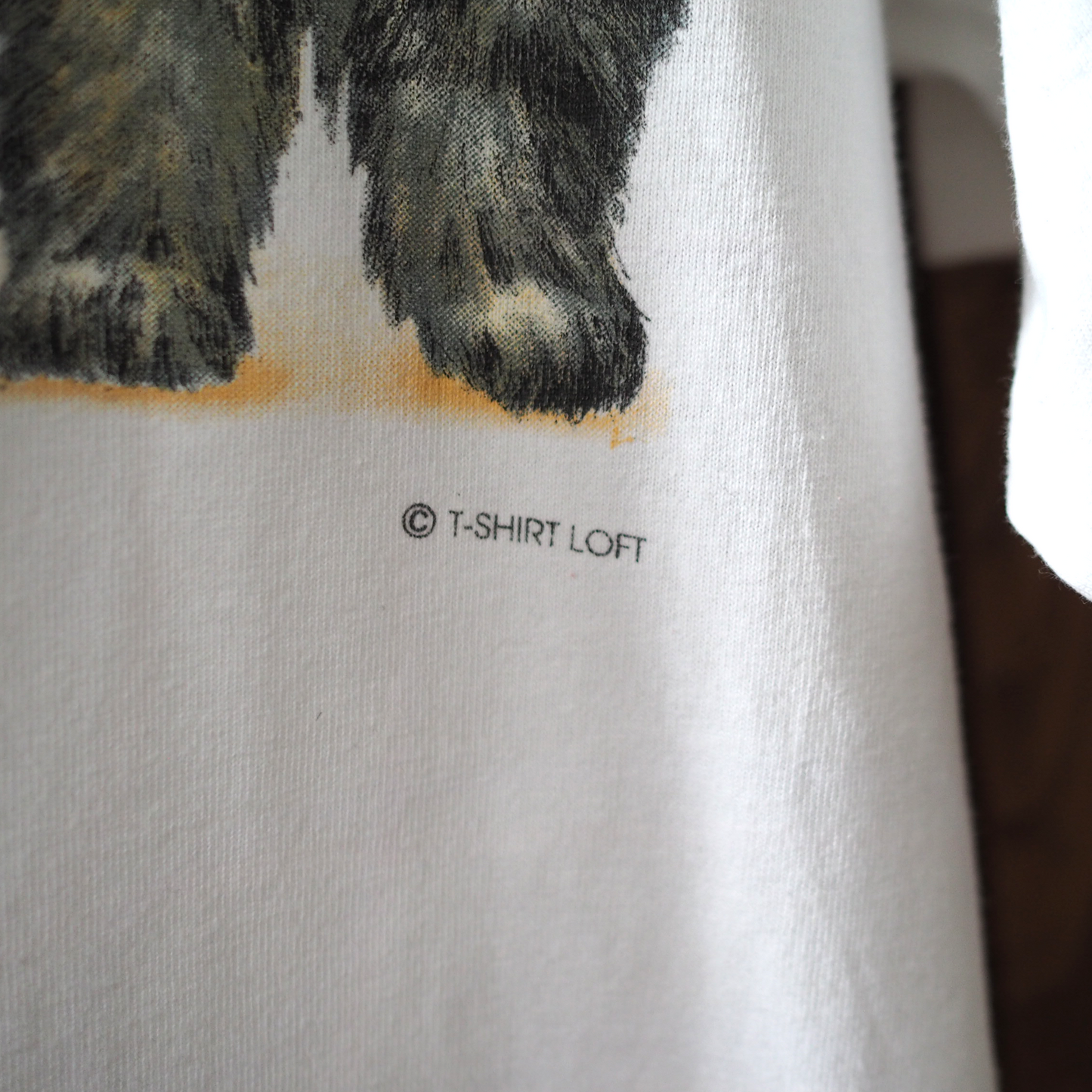 Basic 5 Cats Tee / Prints of Tails / 90s / Made in USA