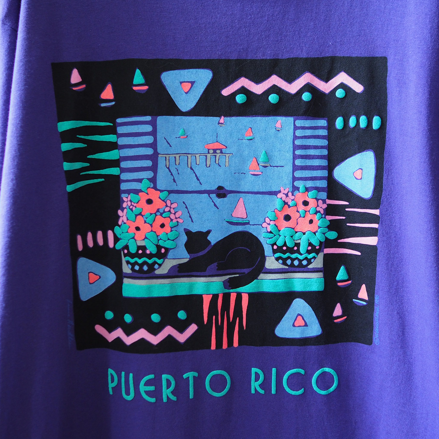 Puerto Rico Tee / 90s / Made in USA
