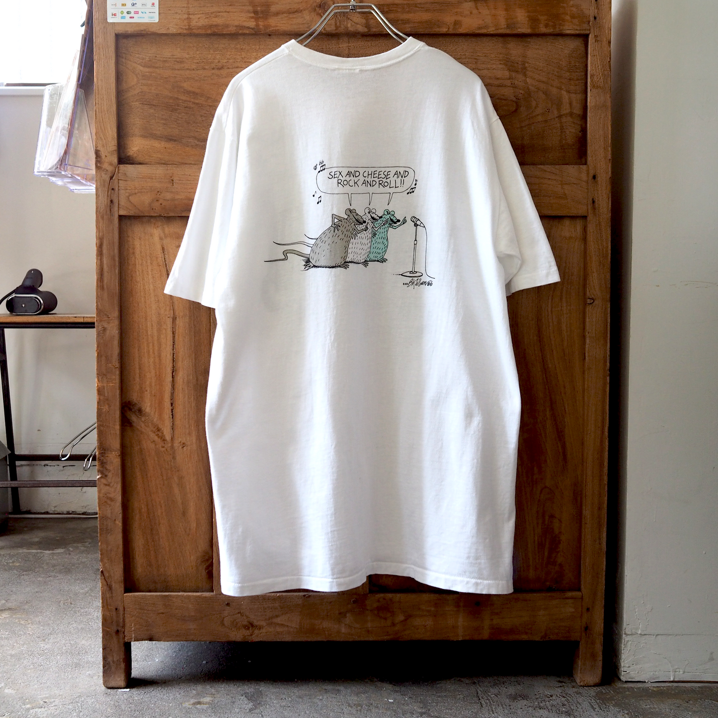 Rock'n'Roll Cats Tee / 80s- / Made in USA