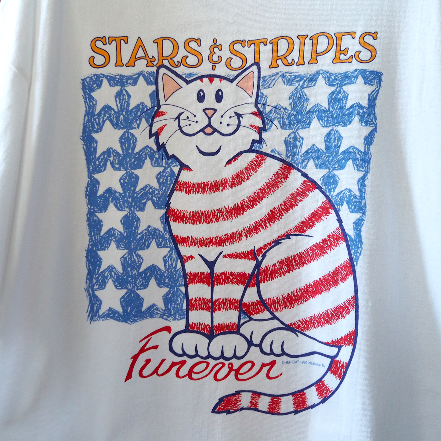 HEP CAT Stars & Stripes Tee / 90s