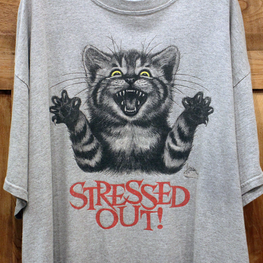 Bob Harrison Stressed Out Tee / 90s