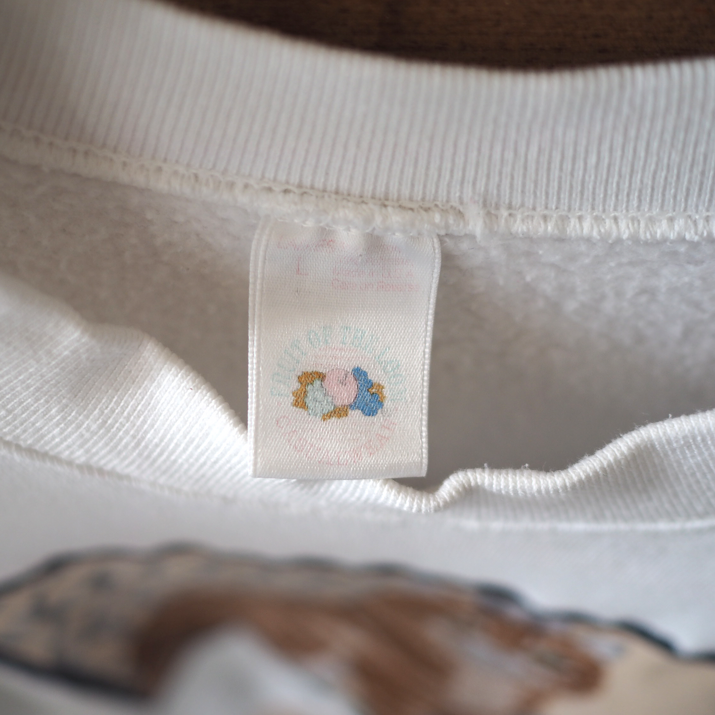 Brown Tabby Sweatshirt / 90s / Made in USA