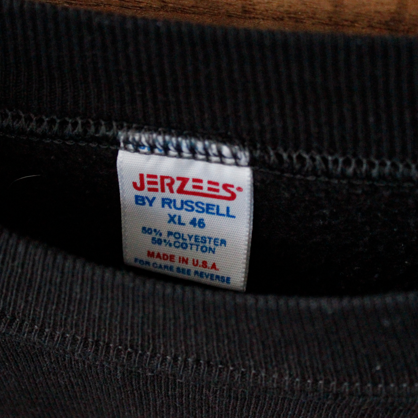 Three Cats Black Sweat / 80s / Made in USA