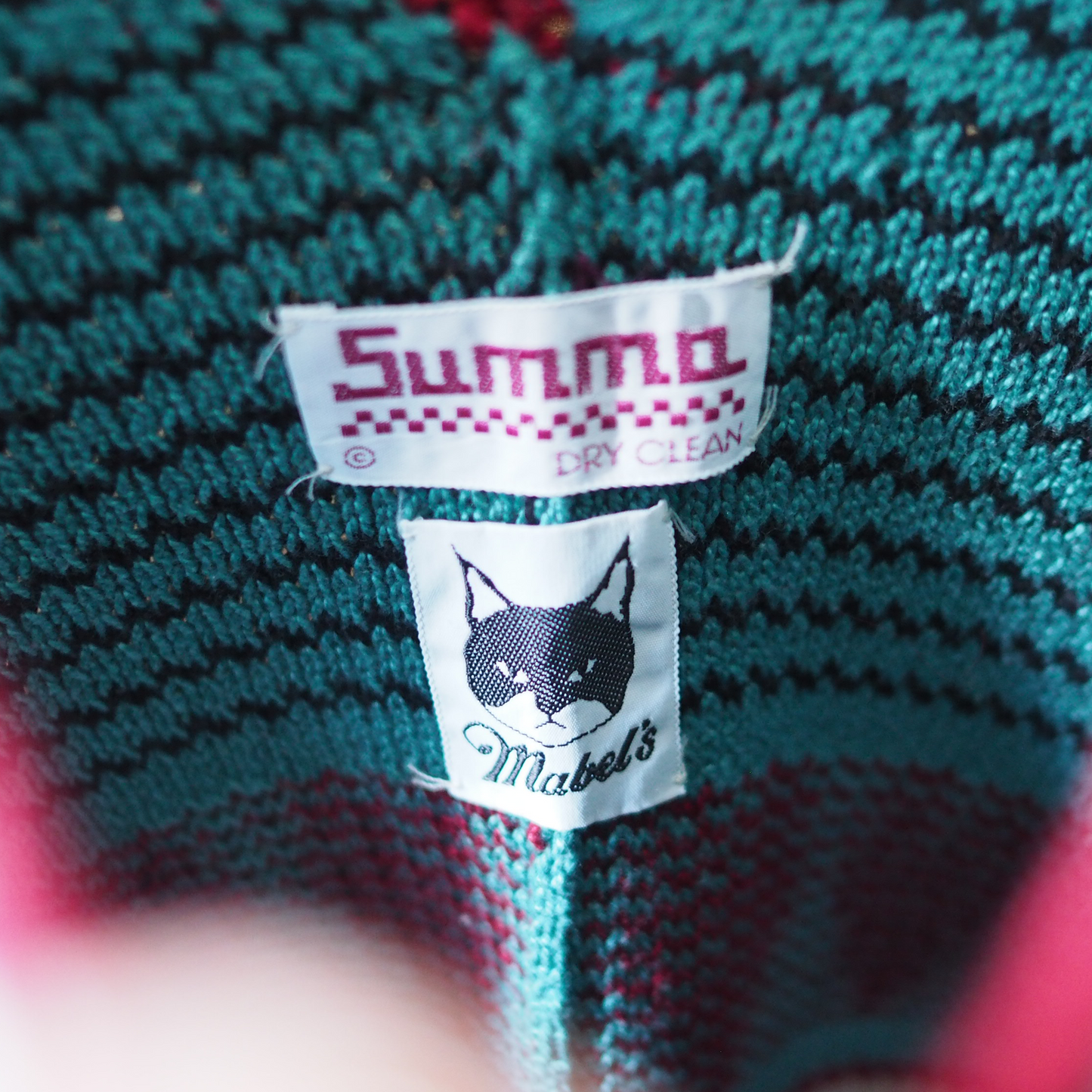 Tuxedo Cat Kitsch Vest / 80s