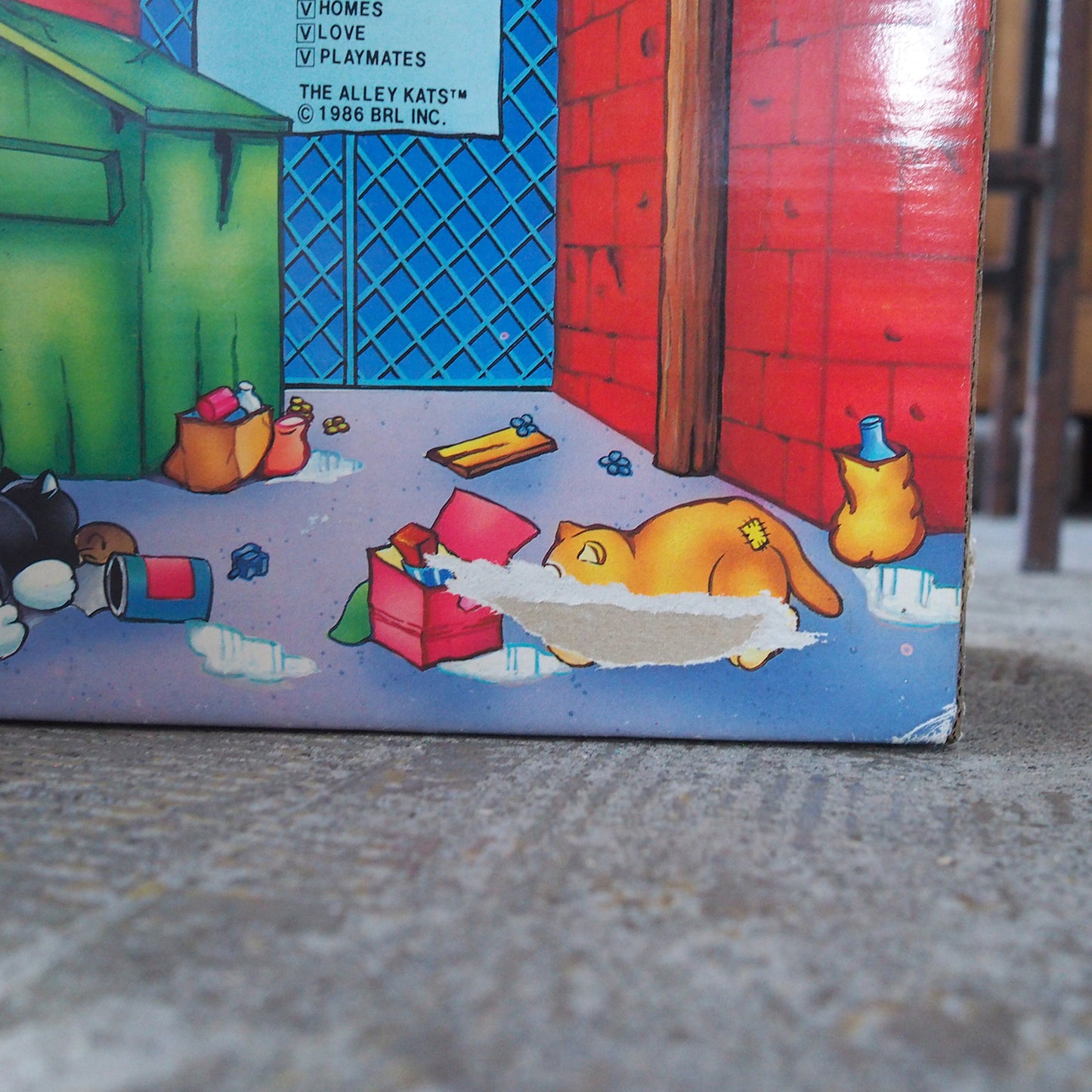 Alley Kats Kittens Plush / Dead Stock / 80s