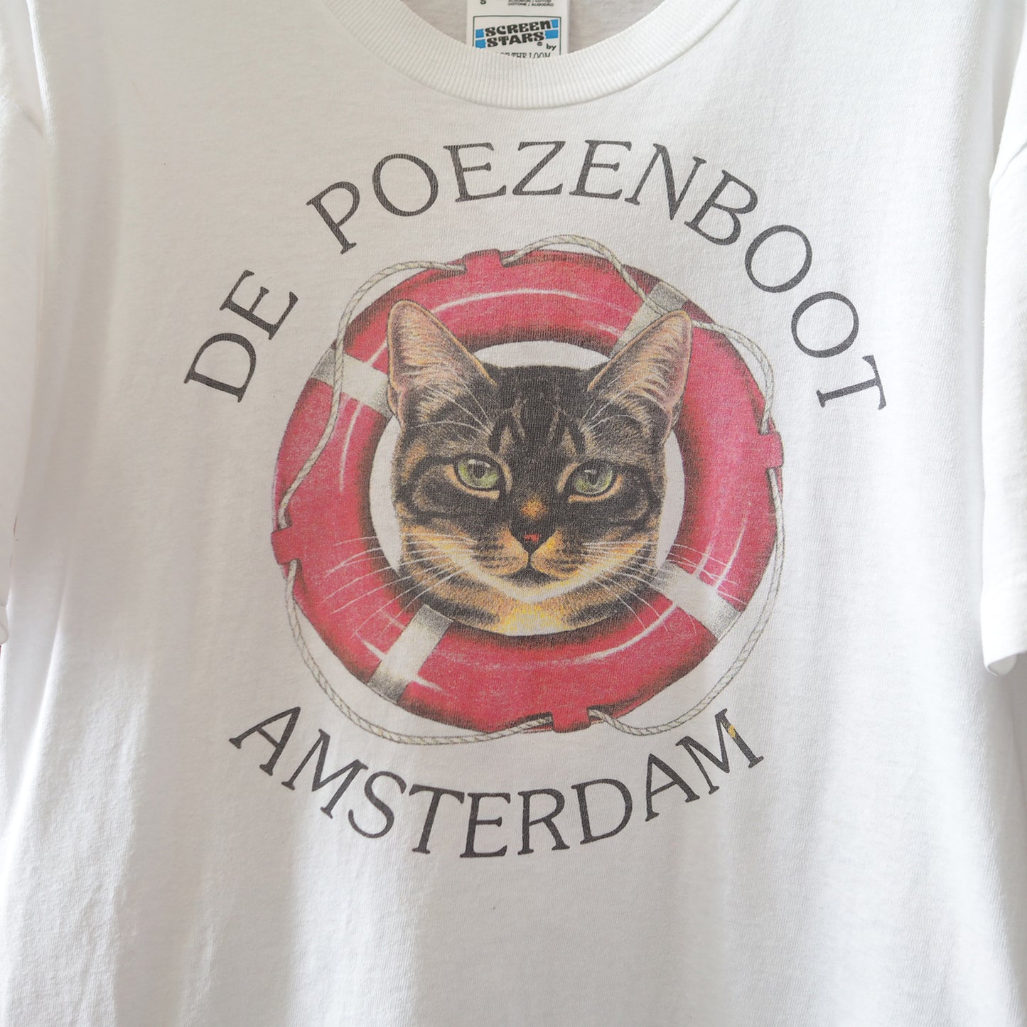 De Poezenboot Amsterdam Tee / 90s