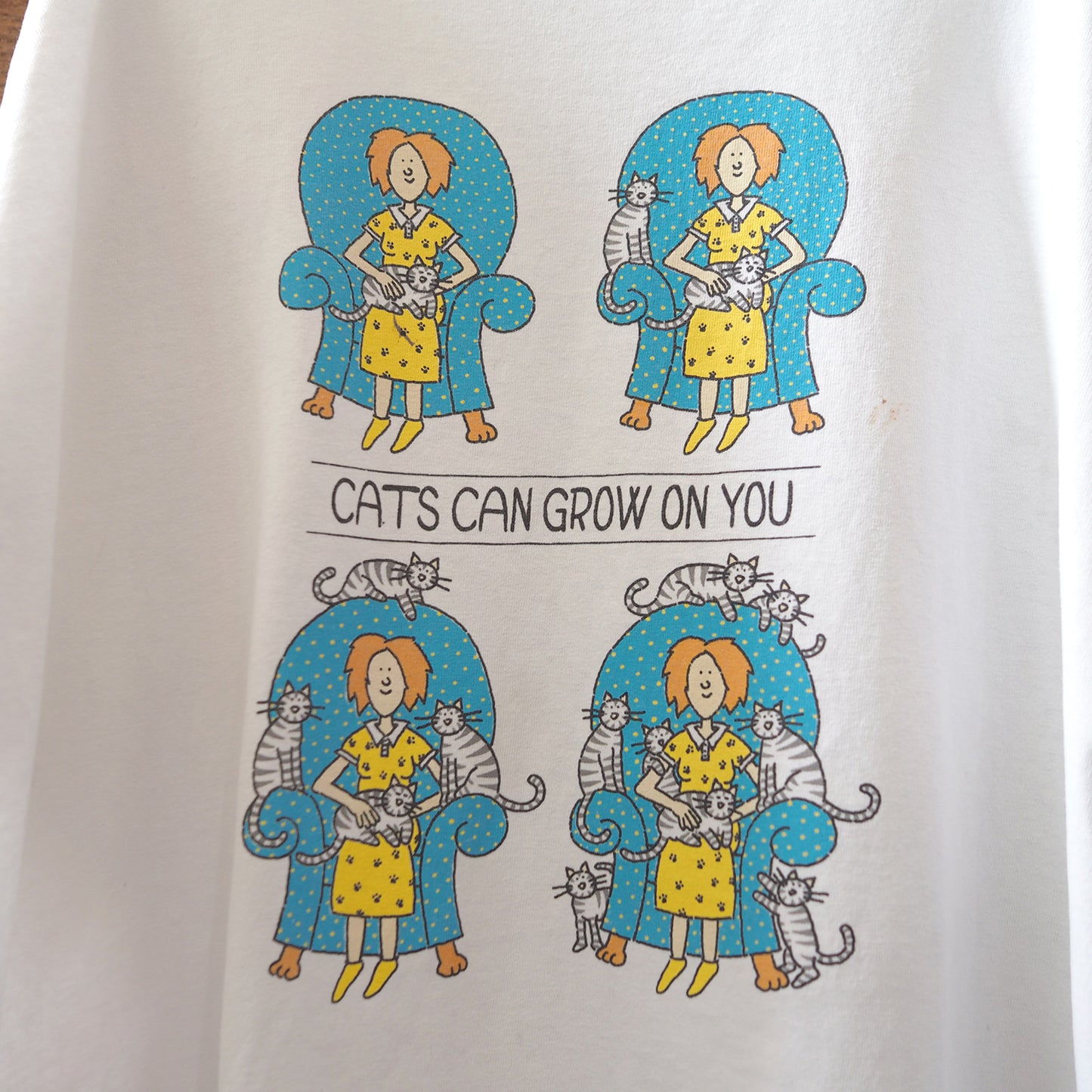 Cats Can Grow on You Tee / 90s
