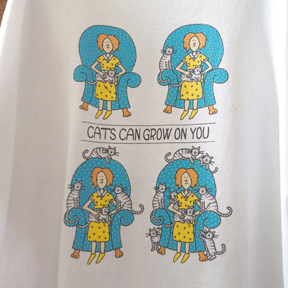 Cats Can Grow on You Tee / 90s
