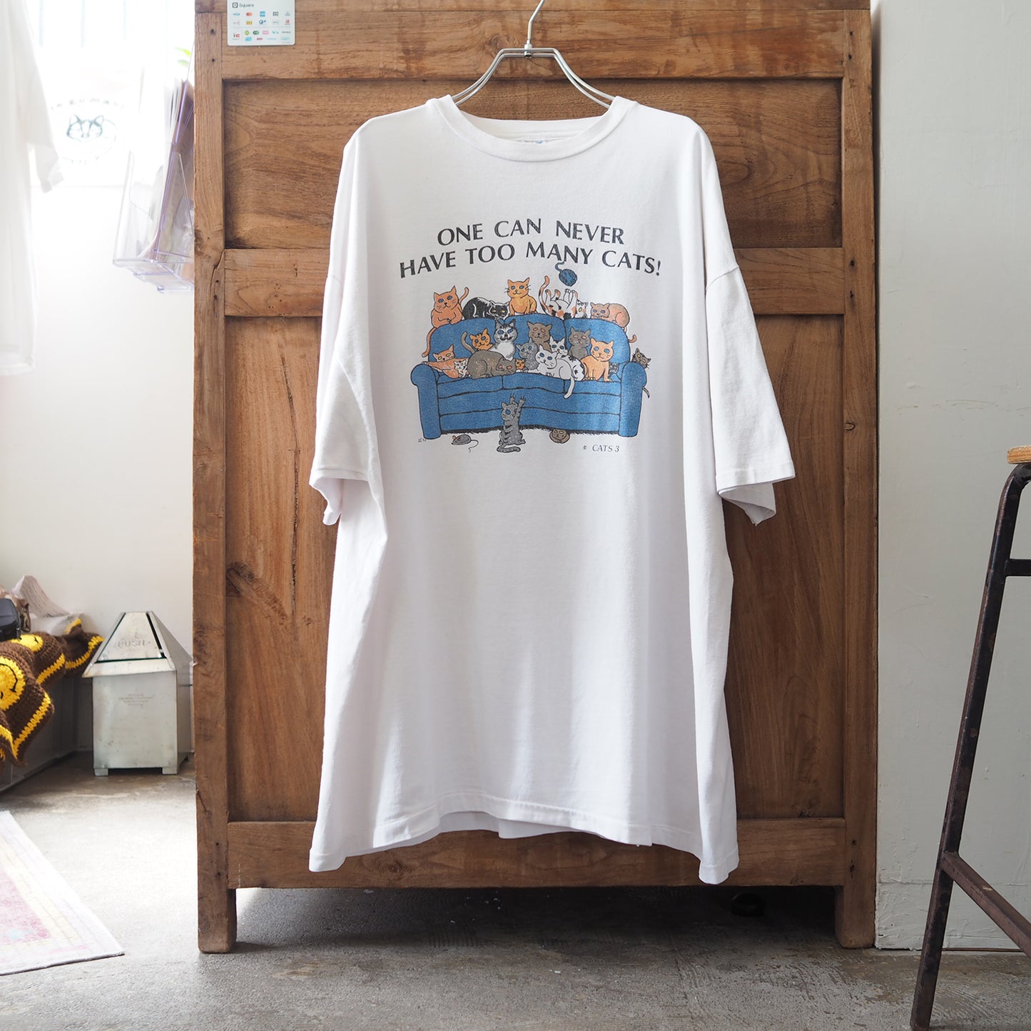 One Can Never Have Too Many Cats Tee / 90s / Made in USA
