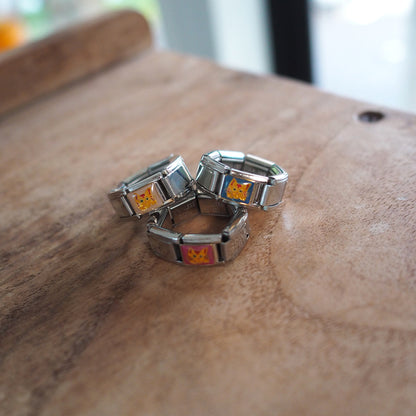 "Meow Mix" Italian Charm Ring