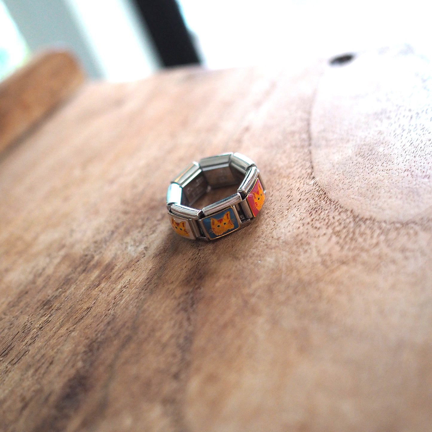 "Meow Mix" Italian Charm Ring