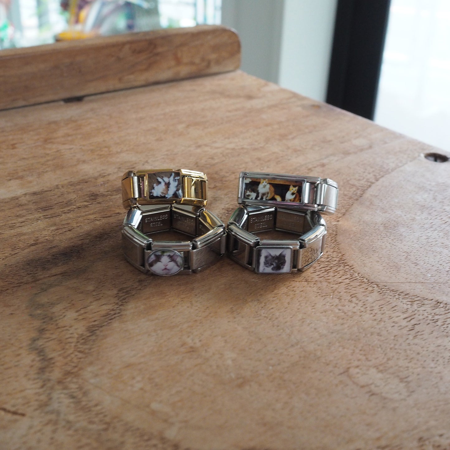 My Cats Italian Charm Ring