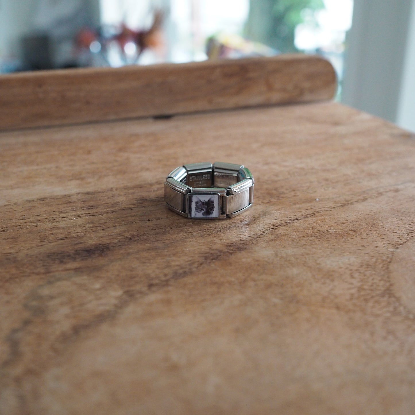 My Cats Italian Charm Ring