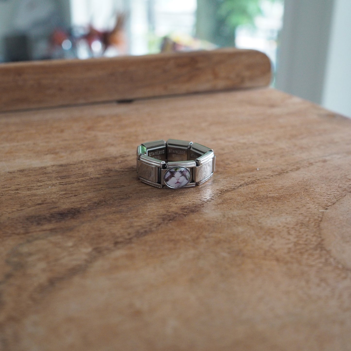My Cats Italian Charm Ring