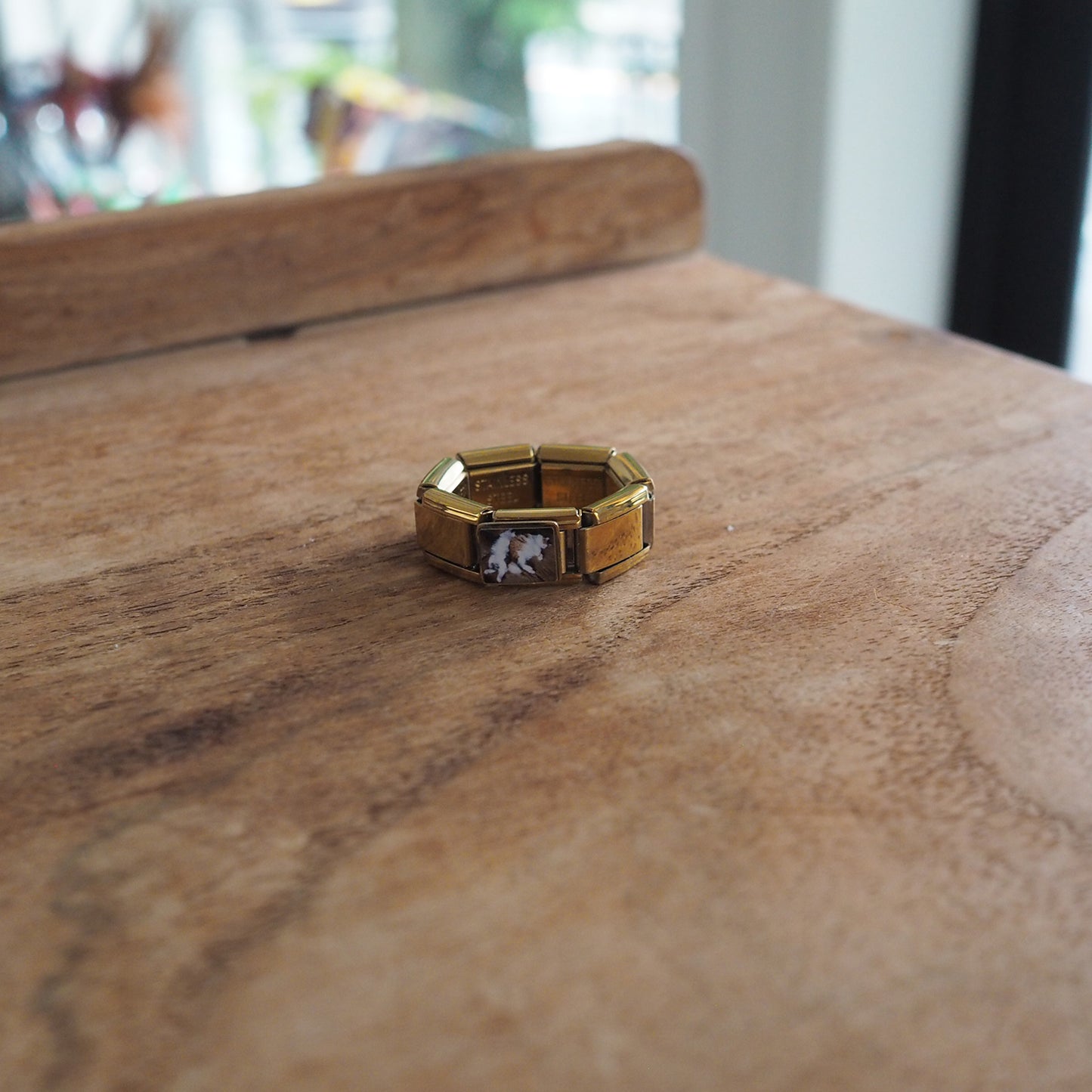 My Cats Italian Charm Ring