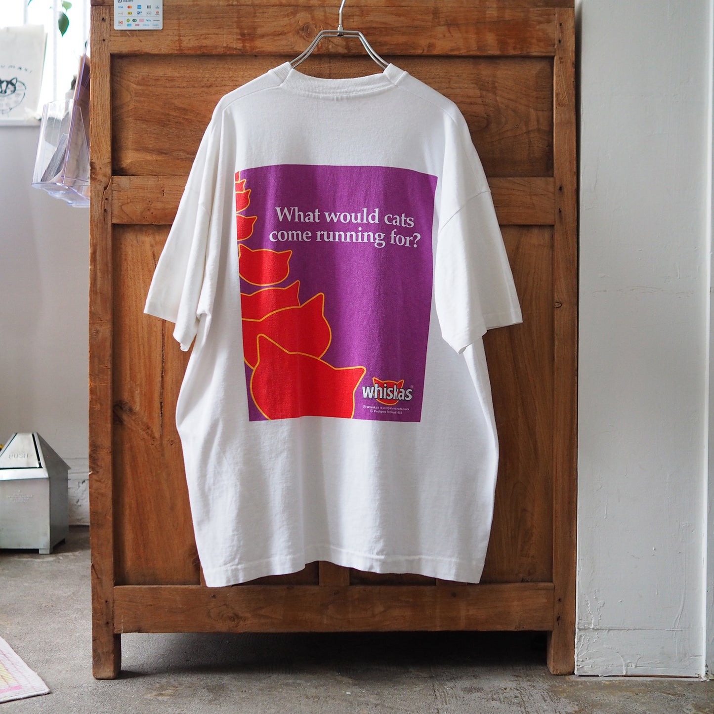 Whiskas What Would Cats Come Running for? Tee / 90s