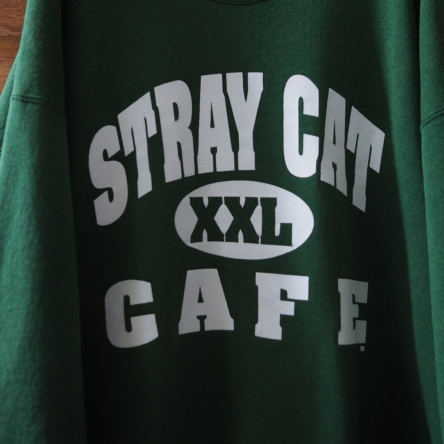 Stray Cat Cafe Sweatshirt / 90s / Made in USA