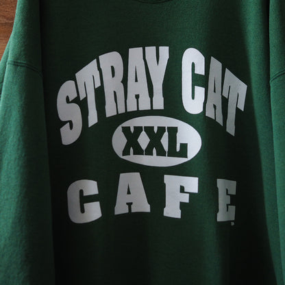 Stray Cat Cafe Sweatshirt / 90s / Made in USA