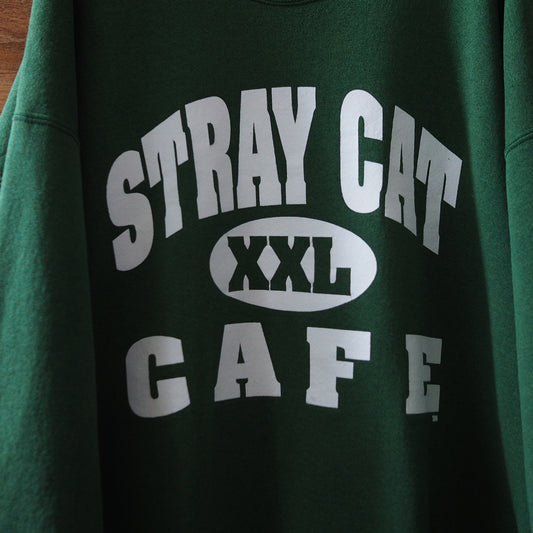 Stray Cat Cafe Sweatshirt / 90s / Made in USA