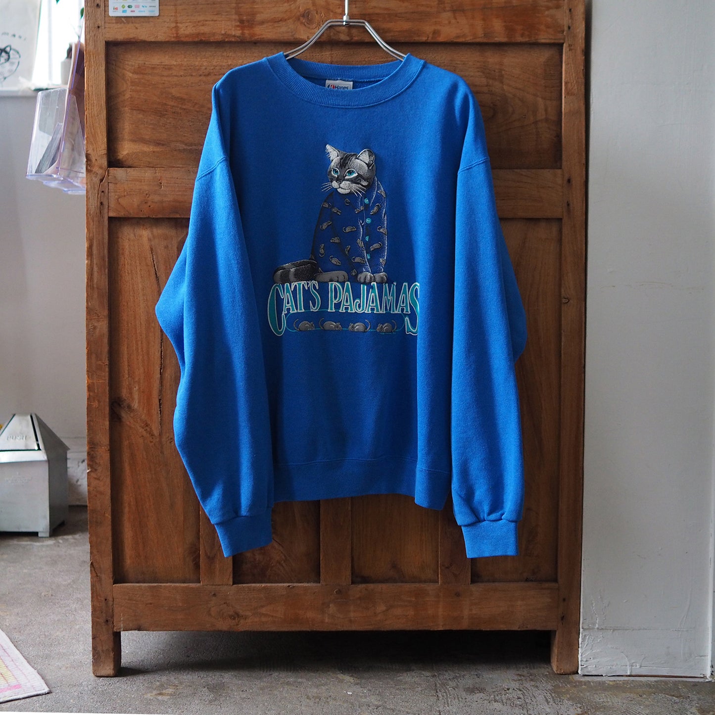 Cat's Pajamas Sweatshirt / 90s / Made in USA