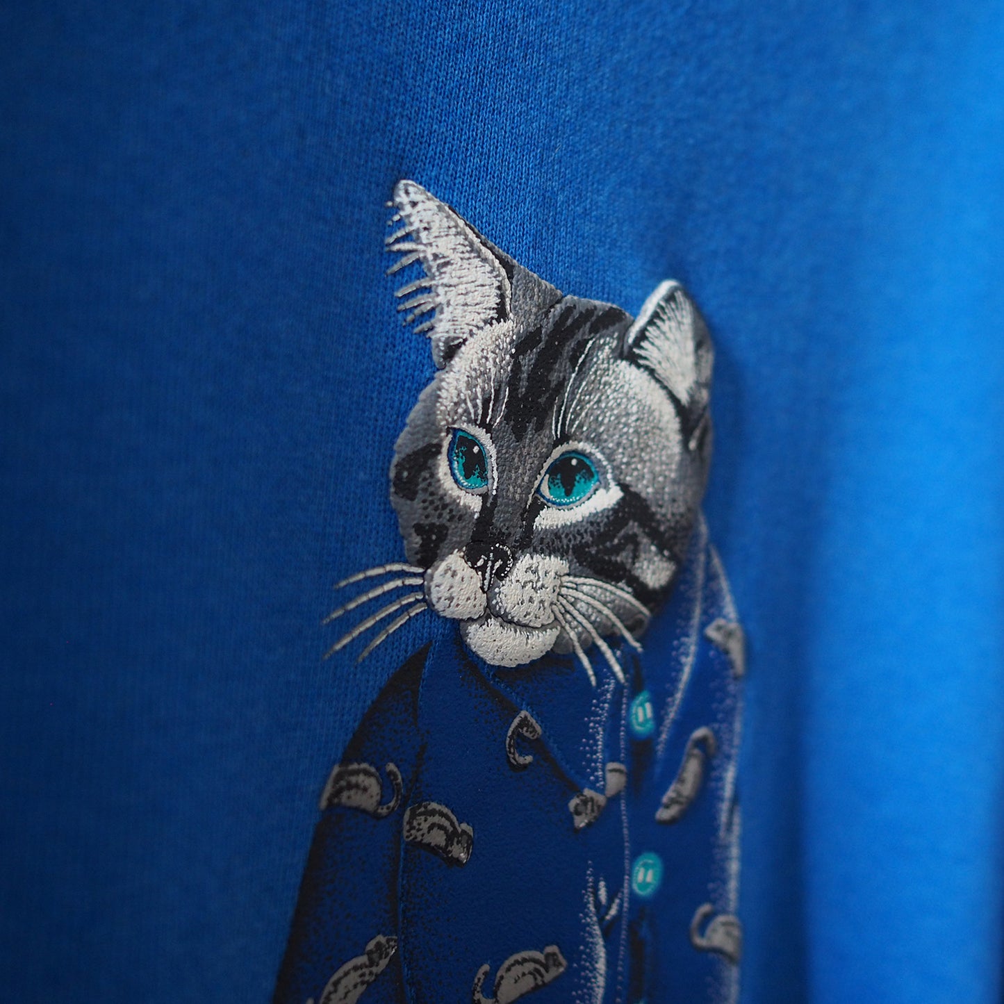 Cat's Pajamas Sweatshirt / 90s / Made in USA