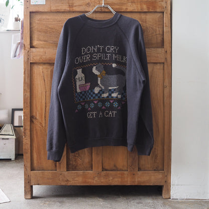 Don’t Cry Over Spilt Milk Sweatshirt / 80s / Made in USA