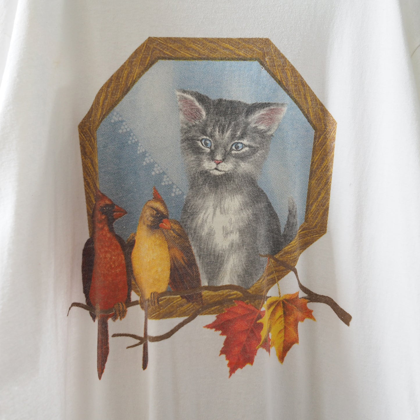 Autumn Cat Tee / 90s-