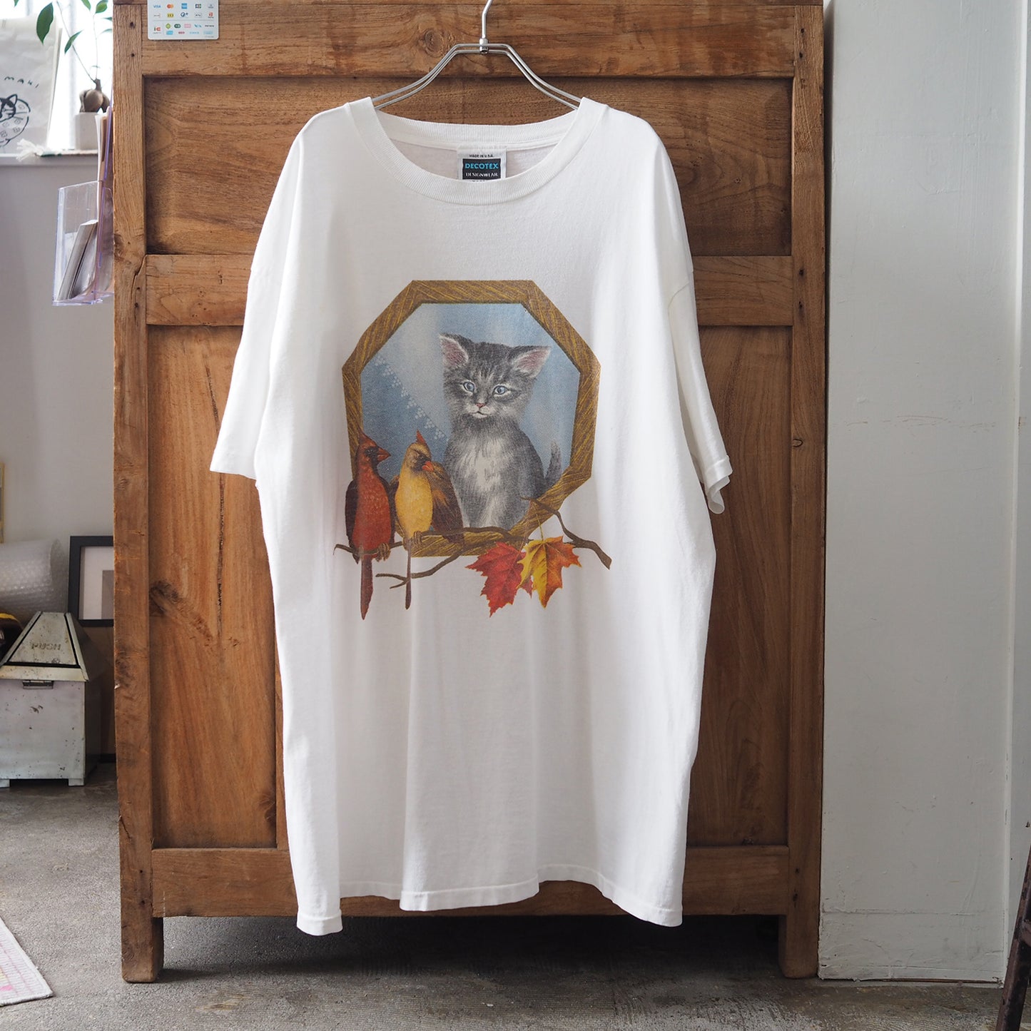 Autumn Cat Tee / 90s-