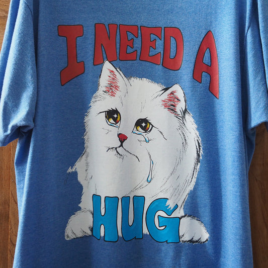 I Need A Hug Tee / 80s- / Made in USA