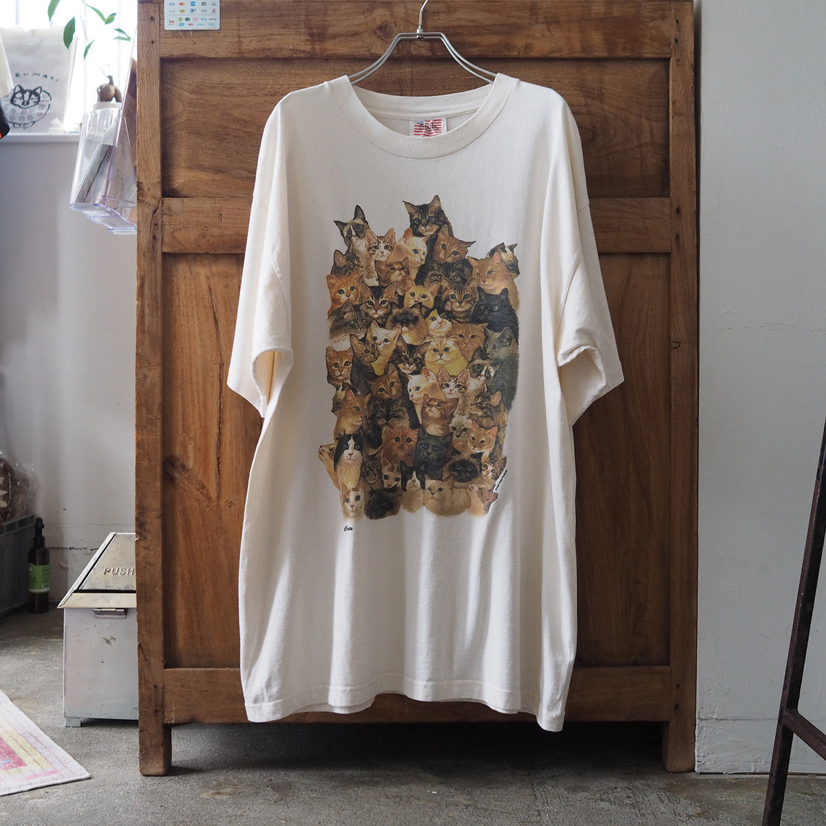 Full of Cats Tee / 90s / Made in USA