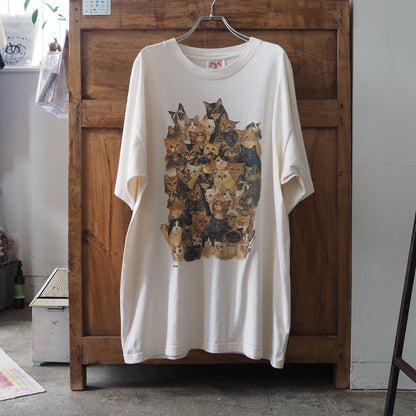 Full of Cats Tee / 90s / Made in USA