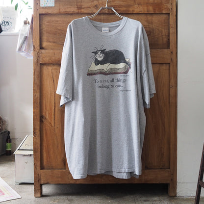 Edward Gorey Book Cat Tee