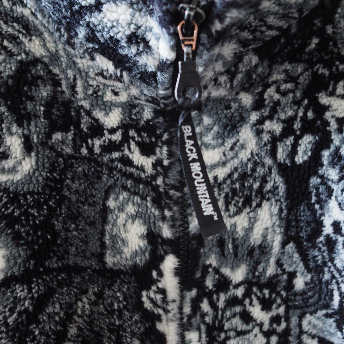 Black Mountain Cat Camo Fleece Jacket / Made in USA