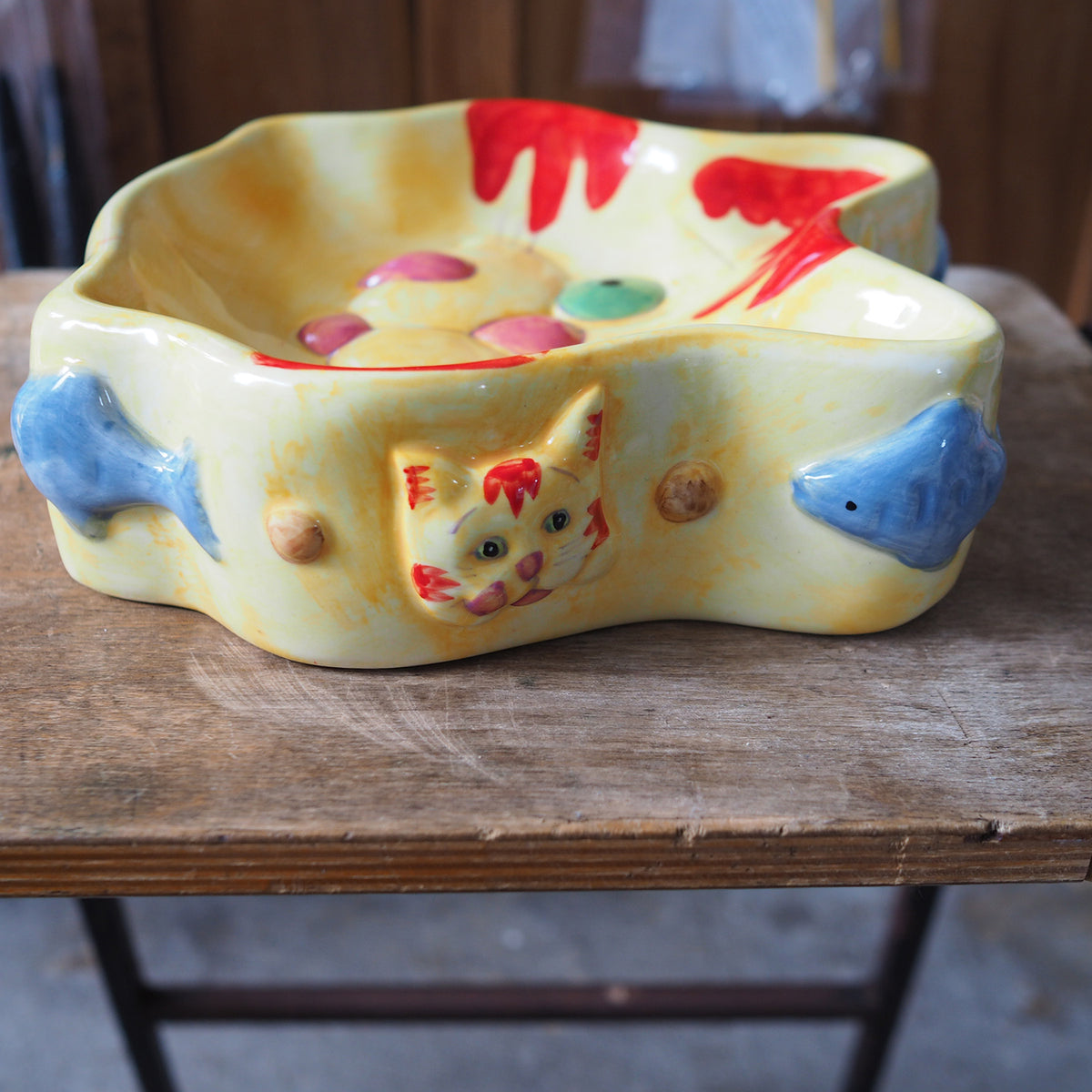 Meow Mix Water & Food Bowl