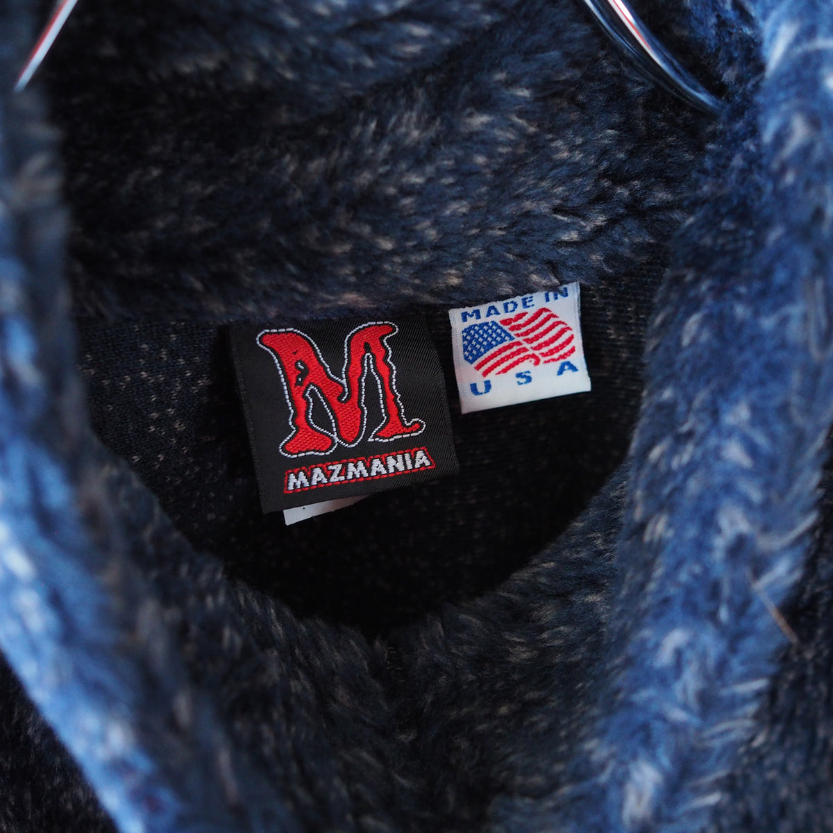 Mazmania Black Cats and Paws Fleece Jacket / 90s / Made in USA
