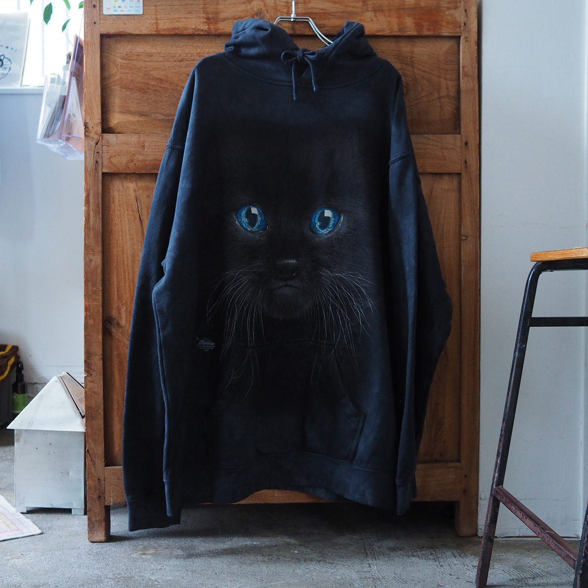The Mountain Big Cat Face Hoodie