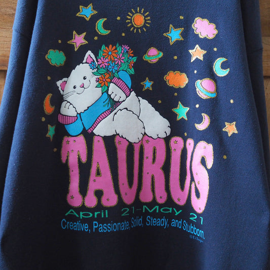 Taurus Sweatshirt / 90s / Made in USA