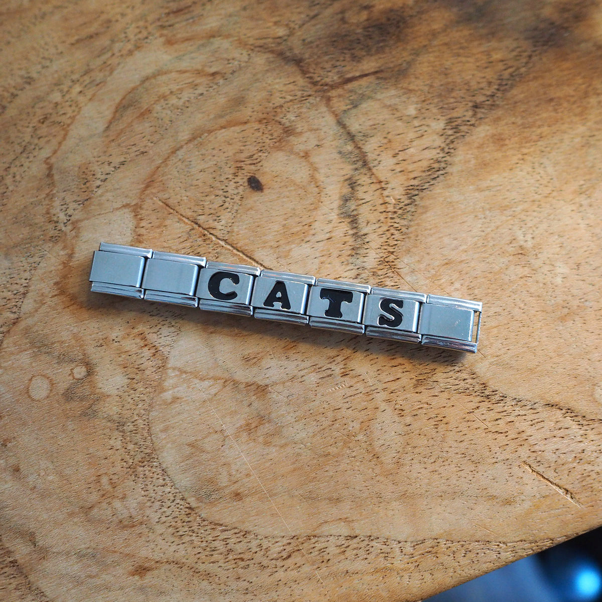 "CAT" Charm Ring