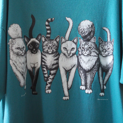 HEP CAT "Cats Coming and Going" Tee / 90s