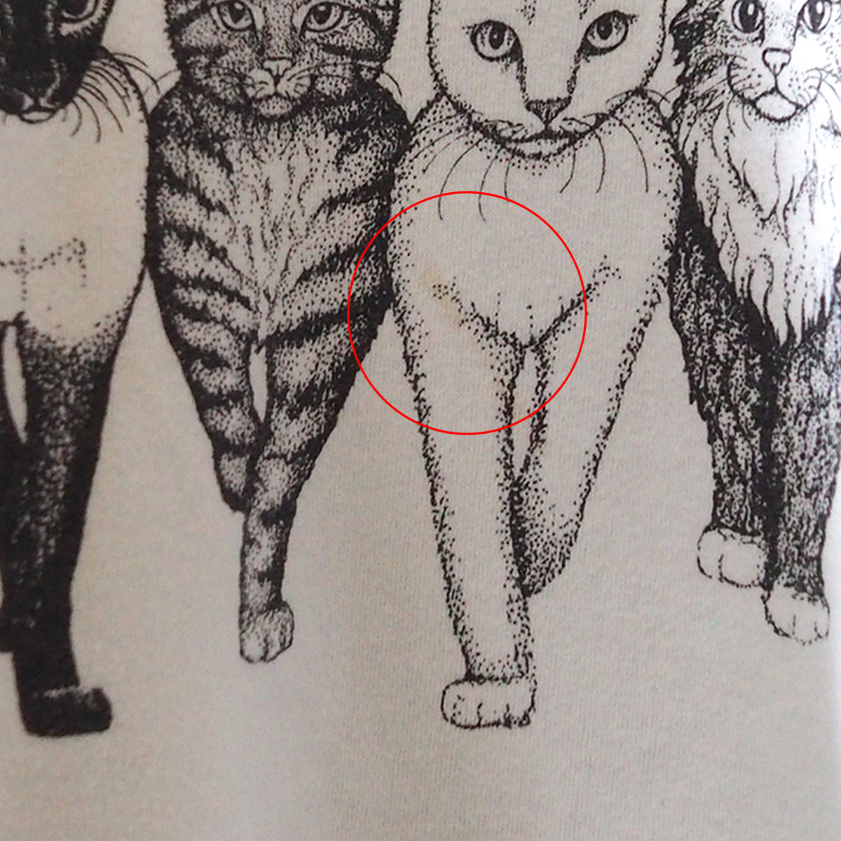 HEP CAT "Cats Coming and Going" Sweatshirt / 80s- / Made in USA