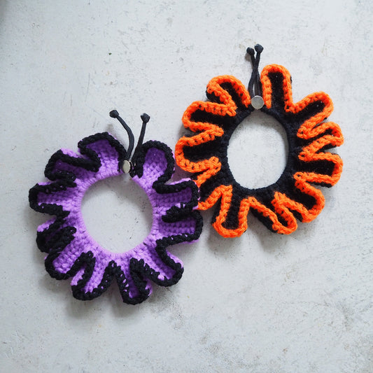 Halloween Paracord & Knit Collar🎃