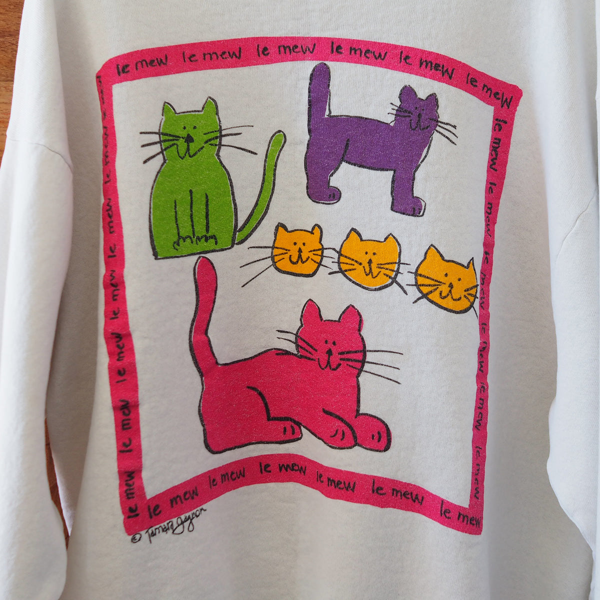 Le Mew Sweatshirt / 80s- / Made in USA