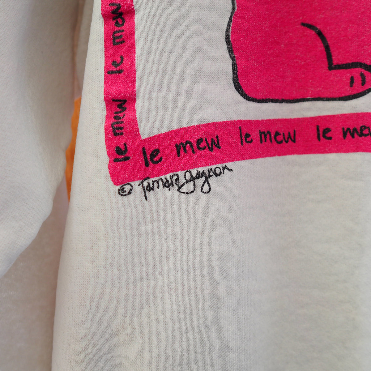 Le Mew Sweatshirt / 80s- / Made in USA