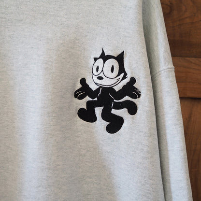 Felix The Cat Sweatshirt / Too Cute / 90s / Made in USA