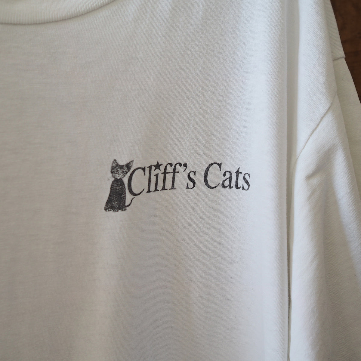 Cliff's Cat Tee / 90s / Made in USA