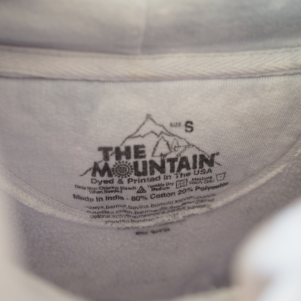 The Mountain White Cat Face Hoodie
