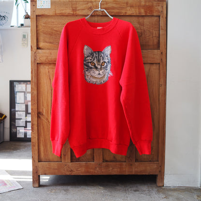 Tabby Sweatshirt / 90s / Made in USA