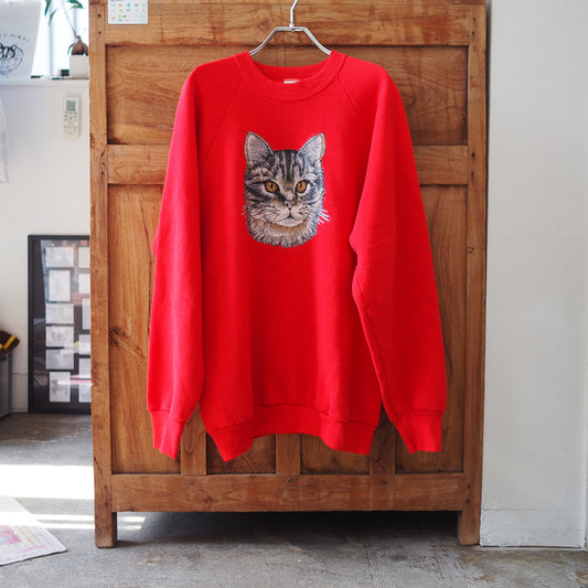 Tabby Sweatshirt / 90s / Made in USA
