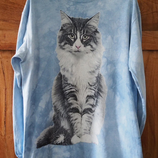 The Mountain Long-hair Hachiware Cat Long-Sleeve Tee